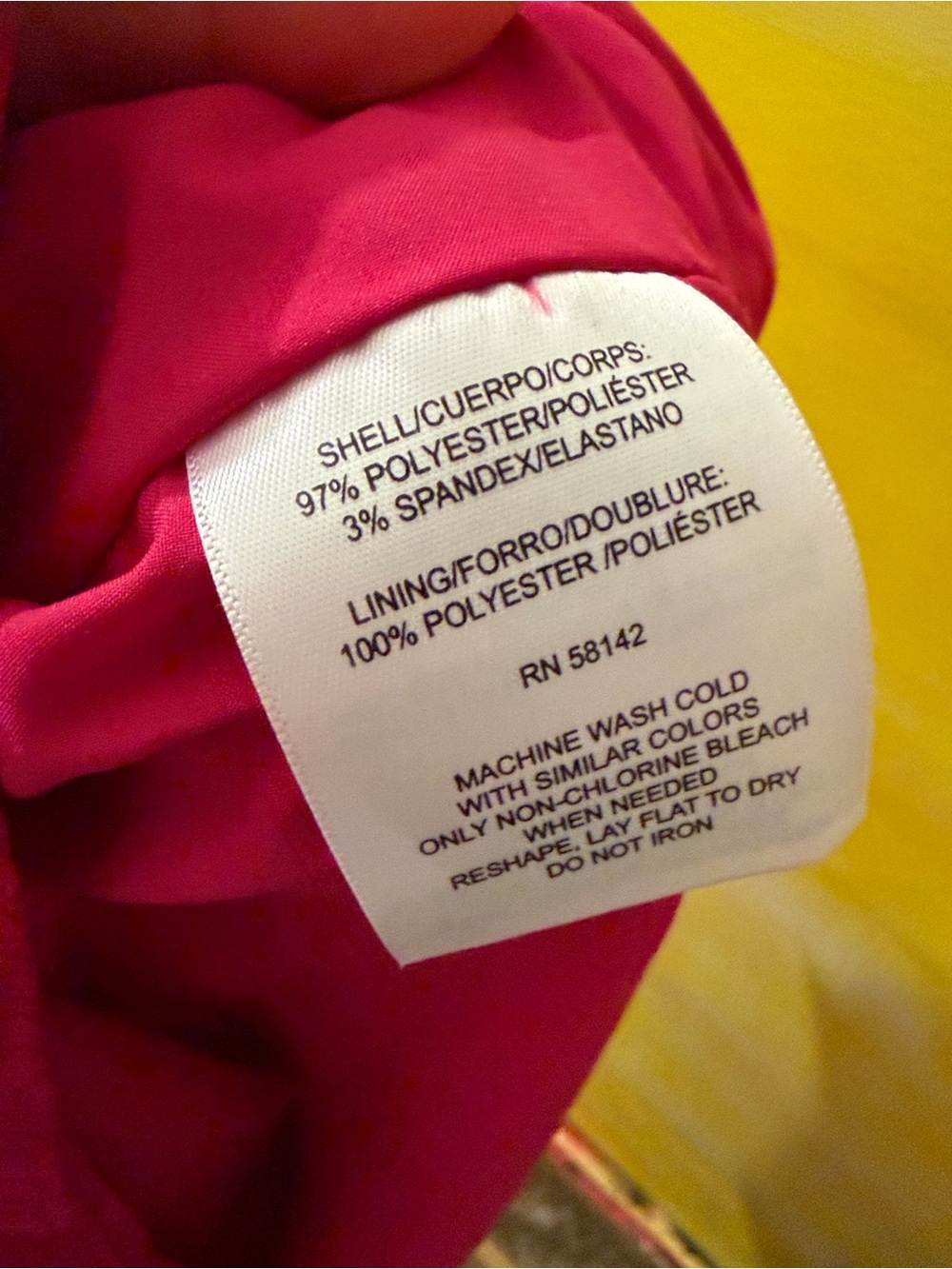 Maggy London Fuchsia Long-Sleeve Ruched Sheath Dressing - Picture 6 of 6